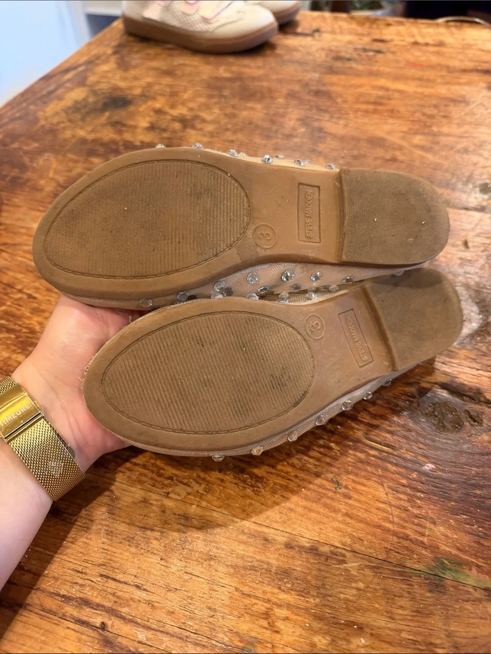 Steve Madden beige ballet